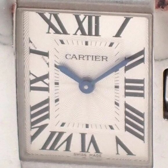 CARTIER Tank Anglaise SM Wrist Watch W5310022 Stainless Steel Silver 399LC619
